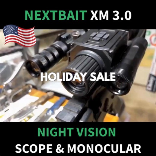 Tactical. Compact. Built for the night. 🔭 The XM3 Monocular doubles as a scope 🌒 Invisible 940nm IR – zero glow 🔧 Picatinny rail ready 🚚 Ships from U.S. warehouse | Nextbait
