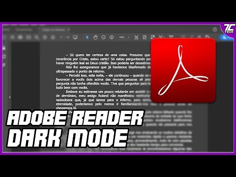 COMO COLOCAR O ADOBE READER DC NO DARK MODE/MODO ESCURO