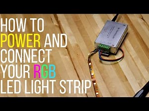 How To Power And Connect Your RGB LED Light Strip - superbrightleds.com
