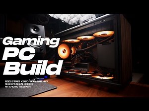 木目のコンパクトケースとITXマザーボードで自作PC Ryzen9 9900X/ROG Strix X870-I Gaming WiFi /lianLi A3-mATX【GamingPCbuild】