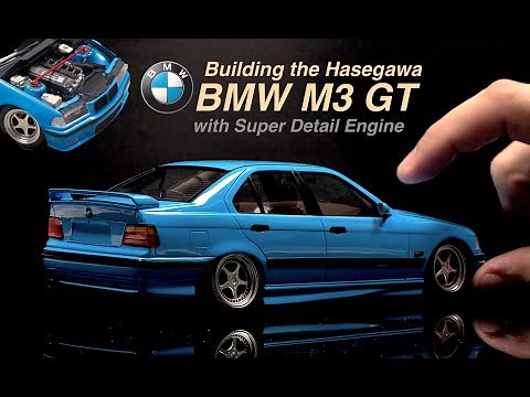 BMW M3 GT (E36) Scale Model Car and Super Detail Engine Build