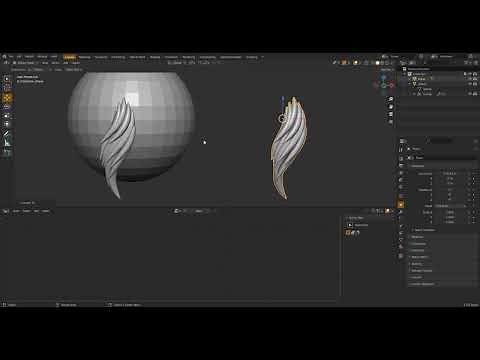 Blender - Convert Hair Curves Geometry Nodes to Mesh (Hack)