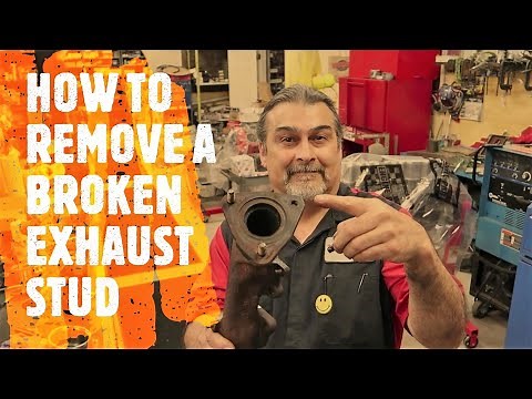 HOW TO REMOVE A BROKEN EXHAUST STUD