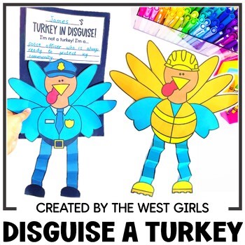 How to Disguise a Turkey in Disguise Writing Thanksgiving Family Project Craft