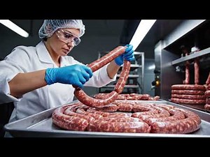 Inside the Pork Processing Factory: The Hidden Secrets Behind Sausages & Ham (Full Process)