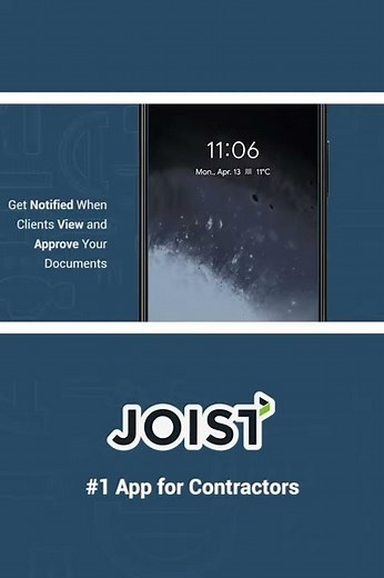 Joist is the #1 Contractor App for Invoicing & Estimating