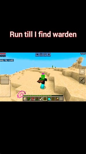 running till I find th warden😮‍💨 #minecraft #minecraftdownload #minecraftbutyoucanttouchthecolor