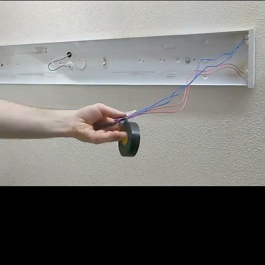 Converting Fluorescent Light Fixture To LED Light Fixture #diy #ledlights #ledlight