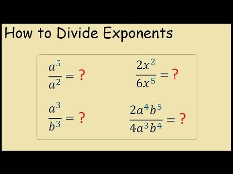 How to Divide Exponents (Examples)