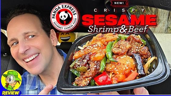 Panda Express® Crispy Sesame Shrimp & Beef Review Does It Deliver?!