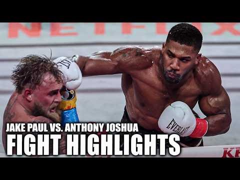 Jake Paul vs. Anthony Joshua FIGHT HIGHLIGHTS 🥊 | ESPN Ringside