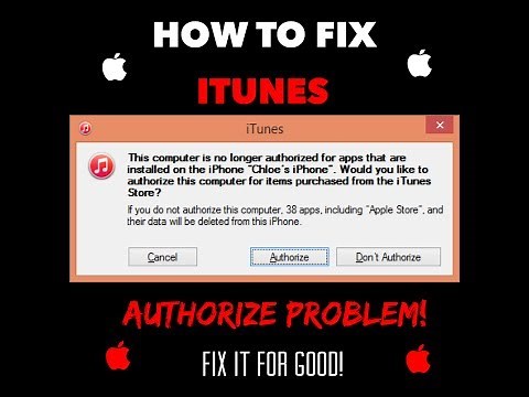 iTunes Authorization Problem Fixed!