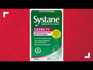 Systane eye drops recalled for possibility of fungal contamination