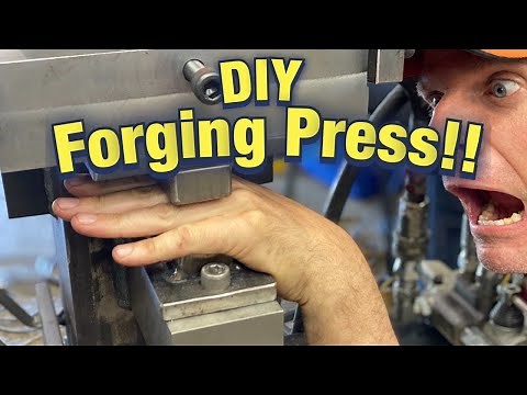 How To Make An Awesome Forging Press !!