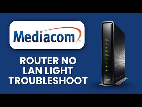 Mediacom Router No LAN Light ⚡ Port Troubleshoot