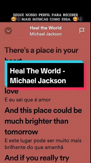 Heal The World - Michael Jackson: Full Lyrics, Translation, and Pronunciation