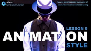 LESSON 9: ANIMATION STYLE (PREVIEW) FULL 34 MINUTE LESSON NOW AVAILABLE AT: www.vimeo.com/ondemand/popping In this lesson we focus on the dance style known as Animation. What most dancers call "Animation" today is not REAL ANIMATION STYLE. Real Animation Dance Style uses techniques like "Sinbaddin", stops, and effects to look illusional or unreal while dancing or ACTING OUT CHARACTERS. In this 34 minute lesson, we break down the history of the style, take a look at the masters and pioneers of th