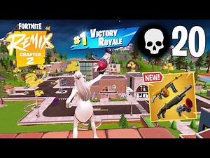 20 Elimination Solo Vs Squads Win Gameplay (Fortnite Chapter 2 Remix Keyboard & Mouse)