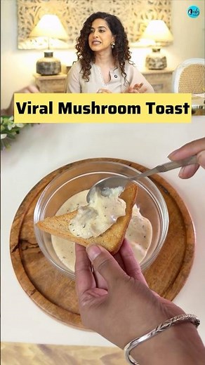 Parineeti Chopra’s Favorite Mushroom Toast Recipe | Café-Style at Home #shorts #viral