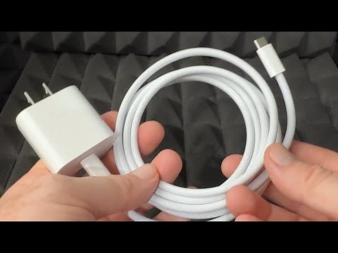 Apple 20W USB-C Power Adapter and 240W USB-C Charge Cable (2m) Unboxing