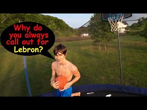 Trampoline Basketball: Lebron won't save you!