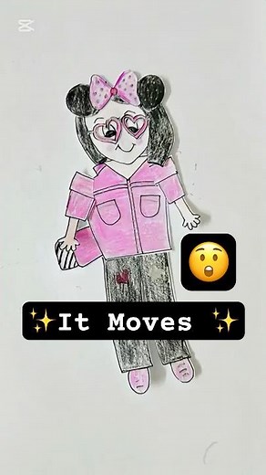 DIY Paper Doll with Moving Arms and Legs | Fun Paper Craft