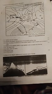 1.3 Refer to the synoptic weather map belowSynoptic weather m... | Filo