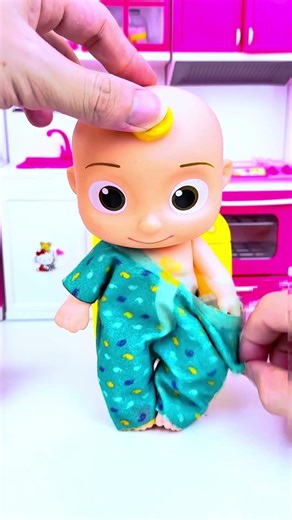asmr unboxing cocomelon & nezha washing machine toy set | satisfying toy play mini kitchen #shorts