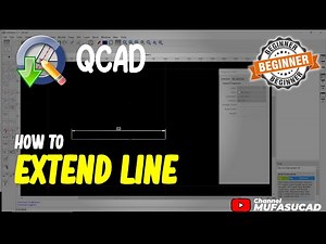 QCAD How To Extend Line