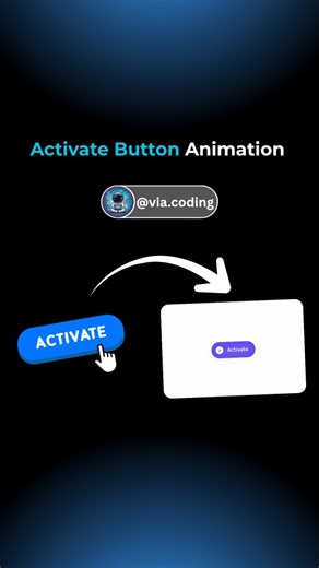 Via Coding • Ai on Instagram: "Activate Button Animation | HTML CSS JS Building the future, one line of code at a time 💻 Watch this Smooth Animation Project HTML, CSS, and JavaScript — perfect for beginners and UI lovers! Follow @via.coding for more coding tutorials, web animations, and creative projects 🔥 🚀 Tech Stack: HTML | CSS | JavaScript 🎯 Project: Activate Button Animation 👨‍💻Source Code :- "Link in Bio" #Coding #ProgrammerLife #WebDeveloper #viacoding #HTML #CSS #JavaScript #WebDes