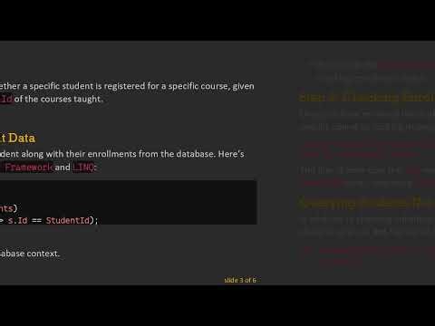 How to Use LINQ to Check Student Enrollment Status in C#