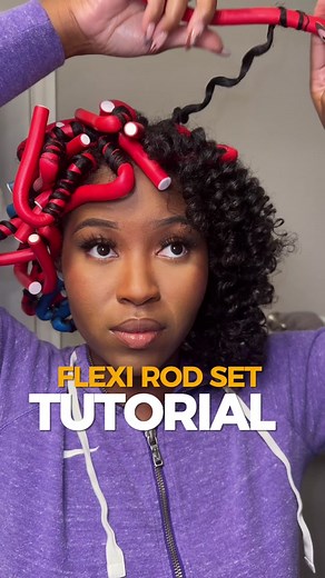 Quick and easy flexi rod set tutorial for maximum curl definition. Have you tried this style before or do you plan on trying it? #lowporosityhair #lowporosityhair #lowporositynaturalhair #flexirods #flexirodset #easyhairstyles #easycurlyhairstyles #easynaturalhairstyles #naturalhairstyles #naturalhairtutorial #lowporosityhair