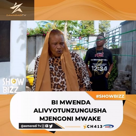 Baada ya kutembelea nyumbani kwa Bi mwenda alipata muda wa kutuzungusha nyumbani kwakwe ambapo anaishi yeye watoto, wajukuu na vitukuu vyake na tukanjionea mifugo anayofuga nyumbani hapo Kwa urefu utaipata kupitia YouTube channel ya Zamaradi tv Host @saleh_classic 🎥 @ahmeduwezojr | Zamaradi TV