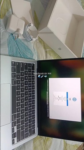 Apple Macbook Air M4 16GB 512GB 13-inch Sky blue Unboxing ☄️