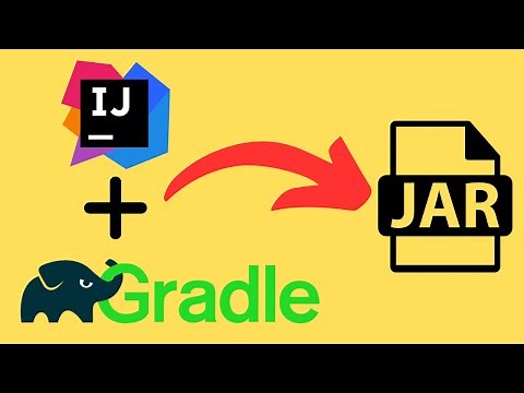 Use IntelliJ IDEA to create an EXECUTABLE JAR With Dependencies Using Gradle