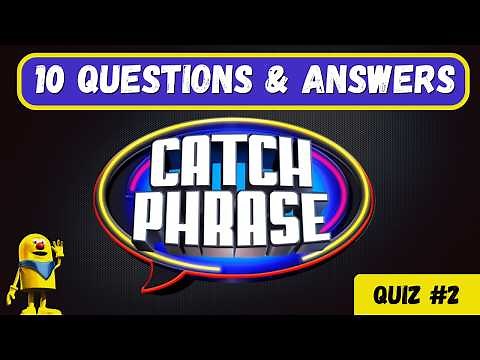 10 Catchphrase Questions and Answers - Zoom Quiz - Free resources