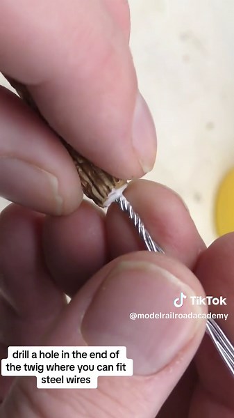 Check our our free Master Guide to Creating Model Trees to make your own model trees! Link in bio! #modeltrees #landscape #modelrailroad #modelrailroadtips #traintok