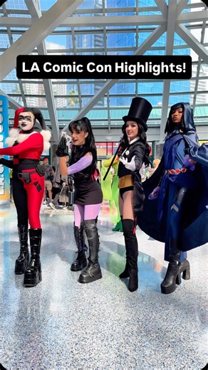 LA Comic Con highlights! #lacomiccon #losangelescomiccon #lacc2025 #lacomiccon2025 #cosplay | Clipntell