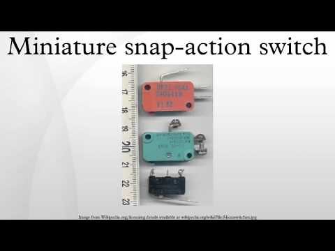 Miniature snap-action switch