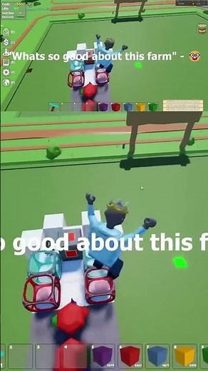 My best mushroom farm #blocktycoon #tutorial #roblox