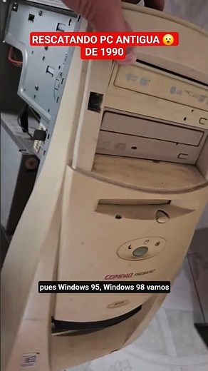 Rescatando PC Compaq Pentium II de los años 90 #retro #computer #compaq #computerknowledge