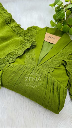 Pure mul cotton Anarkali kurti set💚 Website search code : Z396 🔴limited stock 🔴 www.zena.online Direct message us @zena_salwars_and_kurtis or WhatsApp us on 9562124555 to place your orders Ready to wear suit sizes 36 38 40 42 ( s m l Xl ) -Top bottom and Dupatta Fabric pure mul cotton Visit our store @ ZENA Prabath complex Fort road Kannur . . . . . . . . . #zenasalwarsandkurtis #ethnicwear #insta #kannur #calicut #indianwedding #indianwearlove #weddingcollection #fyp #explorepage #explore-mo