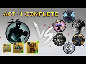 Shades act 1- completed | shadow fight game | rj rock