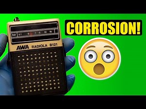EPIC Restore of Corroded Vintage AWA Transistor Radio