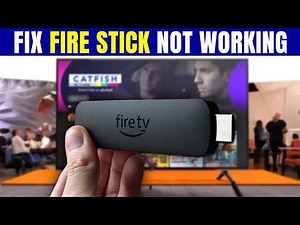 How to Fix Fire Stick Not Working (Black Screen, Remote & No Signal) |