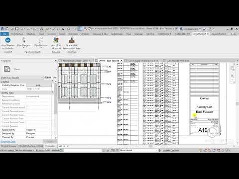 Automatic Facade Fenestration and Wall Area Schedules in Revit