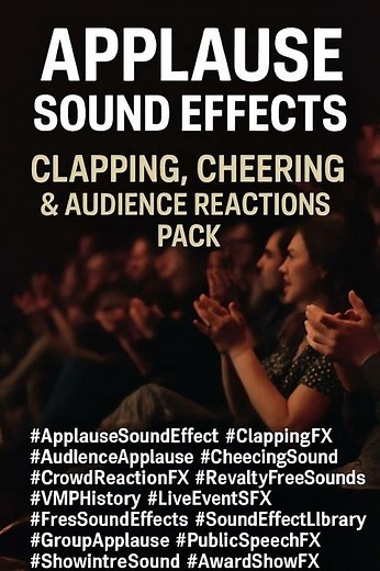 Applause Sound Effects | Clapping, Cheering & Audience Reactions Pack