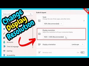 How to Change Display Resolution in Windows 11 | View display settings in Windows