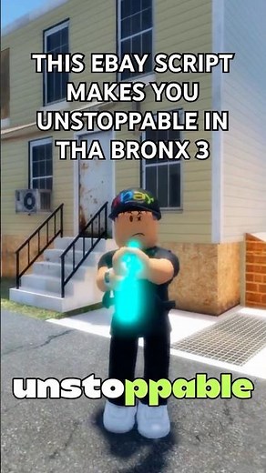 THIS EBAY SCRIPT MAKES YOU UNSTOPPABLE IN THA BRONX 3! 😈 #roblox #thabronx3 #fyp
