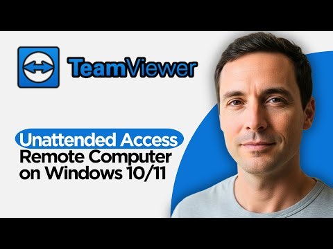 How to Setup Unattended Access Remote Computer on Teamviewer Windows 1011